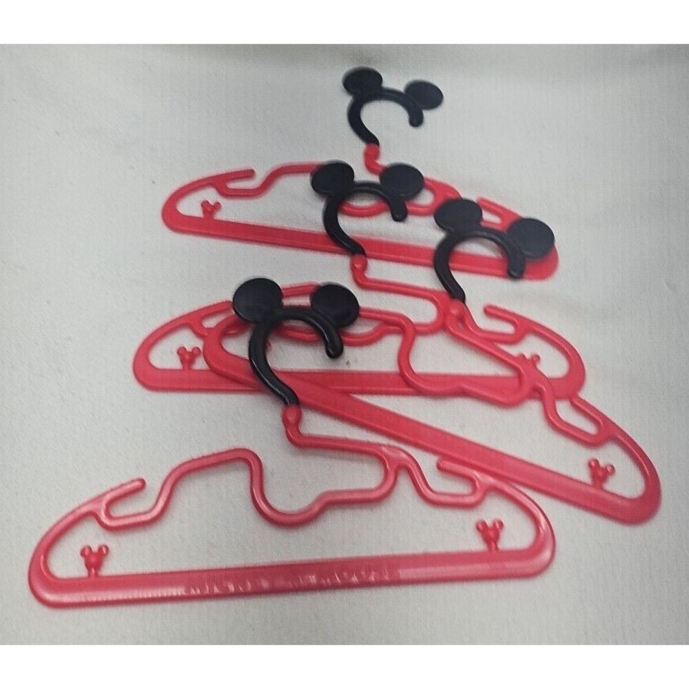 Mickey Mouse Kids Plastic Hangers, Kids Clothes Hangers 4 pieces - Picture 4 of 8